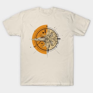 Abstract Art Forms Circle T-Shirt